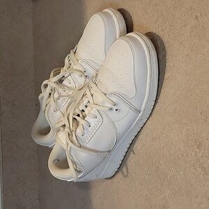 Nike Jordan 1 Flight 2 Low BG White 654952-100 Size 6.5YW